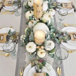 Candle Light Dinner Table Decoration Ideas For Falls