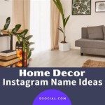 Home Decor Instagram Account Name Ideas