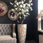 Living Room Large Floor Vase Decoration Ideas For