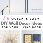 Simple Homemade Wall Decoration Ideas For Living Room